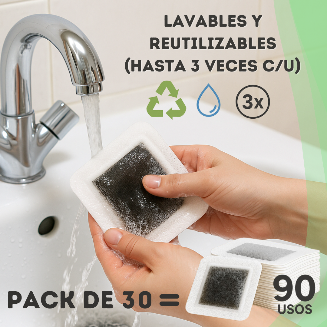 KINOKI | PARCHES DESINTOXICANTES – PACK DE 30 UNIDADES REUTILIZABLES