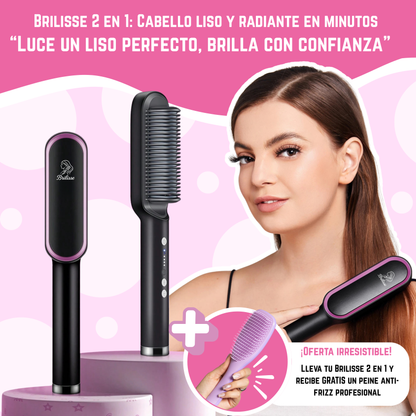 BRILISSE | ESTILO QUE DESLUMBRA + PEINE ANTI-FRIZZ DE REGALO