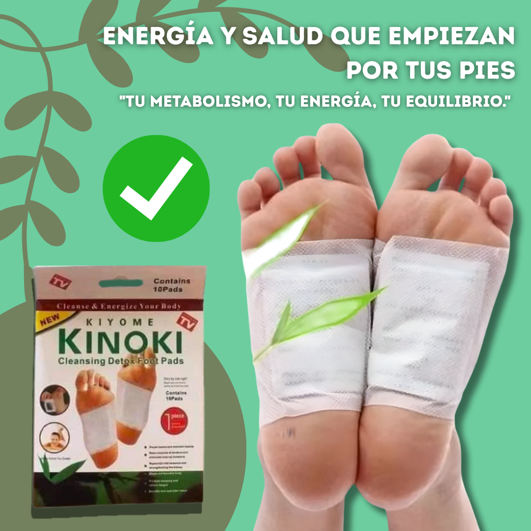 KINOKI | PARCHES DESINTOXICANTES – PACK DE 30 UNIDADES REUTILIZABLES