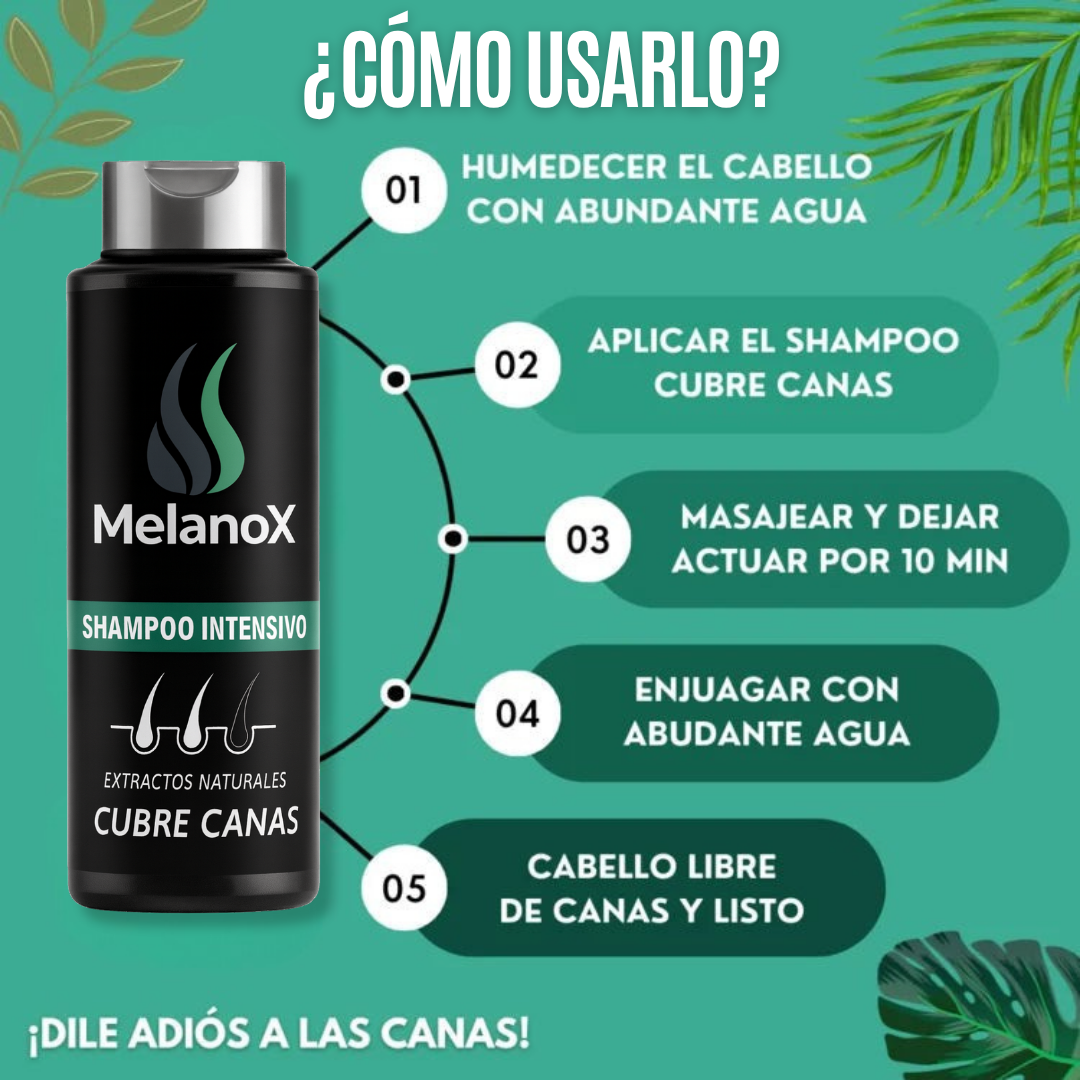 MELANOX | SHAMPOO ANTICANAS + 2 REGALOS EXCLUSIVOS