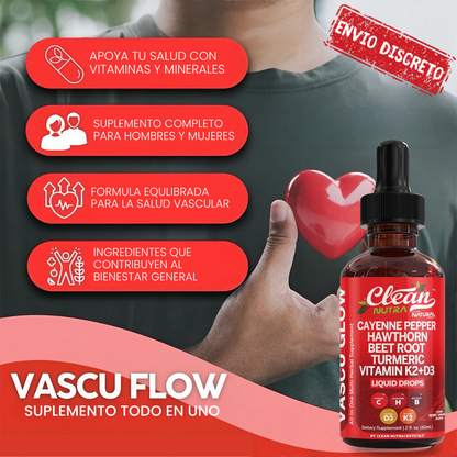VASCU FLOW | CIRCULACIÓN ACTIVA, ENERGÍA Y DESEMPEÑO OFERTA 2X1