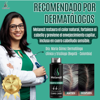 MELANOX | SHAMPOO ANTICANAS + 2 REGALOS EXCLUSIVOS